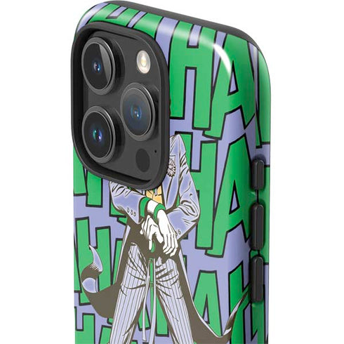 DC Comics The Joker Vintage pose pattern iPhone 16 Pro Max Impact Case